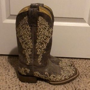 Floral corral Cowboy Boots